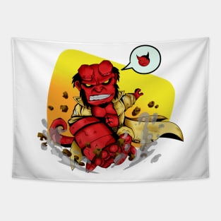 Hell Chibi Boy Tapestry