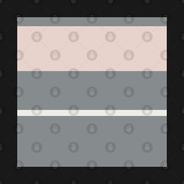 A pleasant pattern of Very Light Pink, Grey, Gray (X11 Gray) and Light Grey stripes. by Sociable Stripes