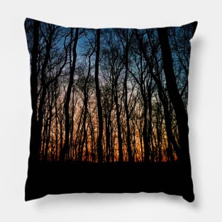 Forest Sunset Pillow