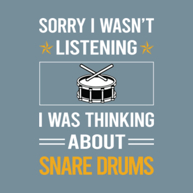 Disover Funny Listening Snare Drum Drums - Snare Drum - T-Shirt