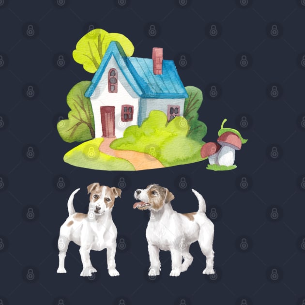 Jack Russell Terriers Home by Dreamy Feminine