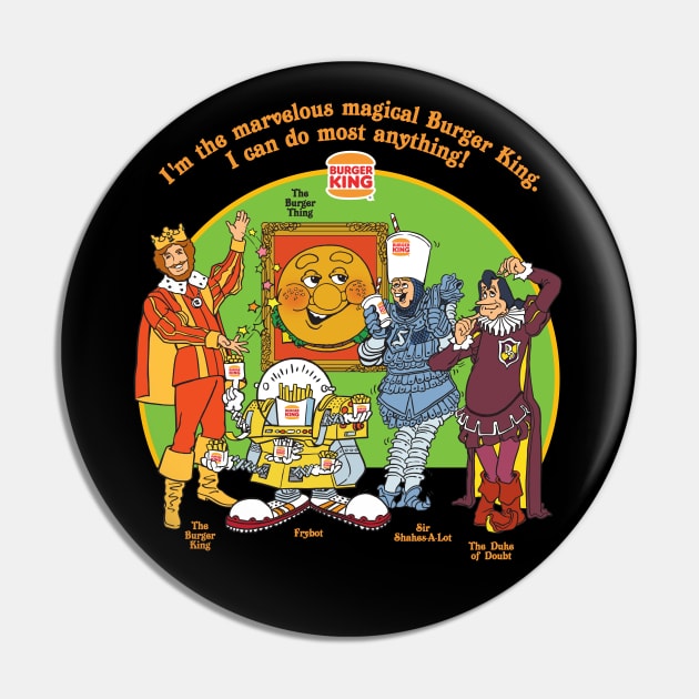 Burger King Characters - Color Pin by Chewbaccadoll