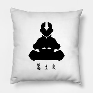 The Story of Avatar Aang Pillow