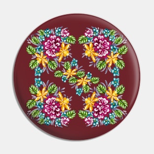 Spring flowers Pin