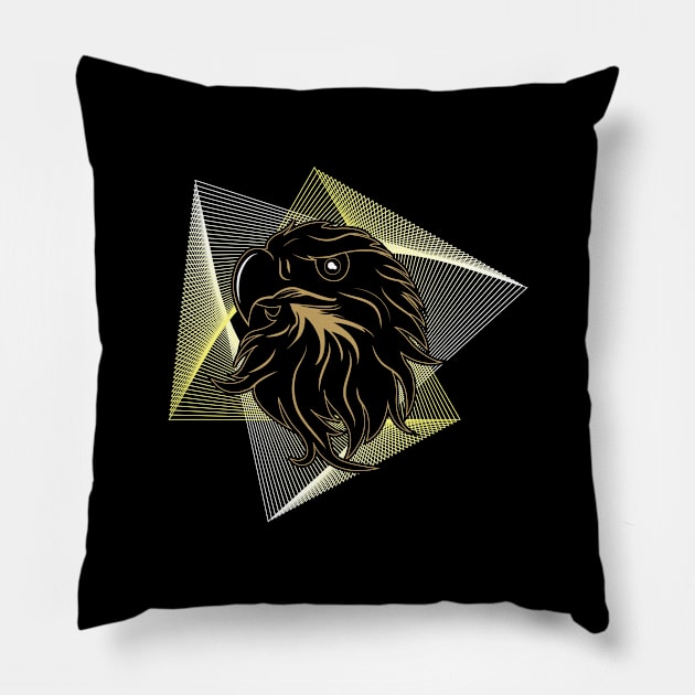 Eagles Head Pillow by pitulikur