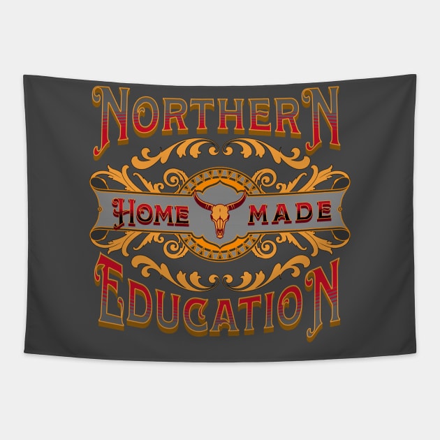 Northern Homemade Education Vintage Tapestry by BeeDesignzzz