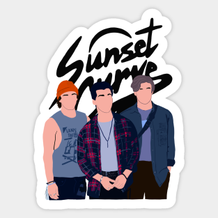 Sunset Curve Julie And The Phantoms Stickers Teepublic Feel free to share with your friends and family. sunset curve julie and the phantoms