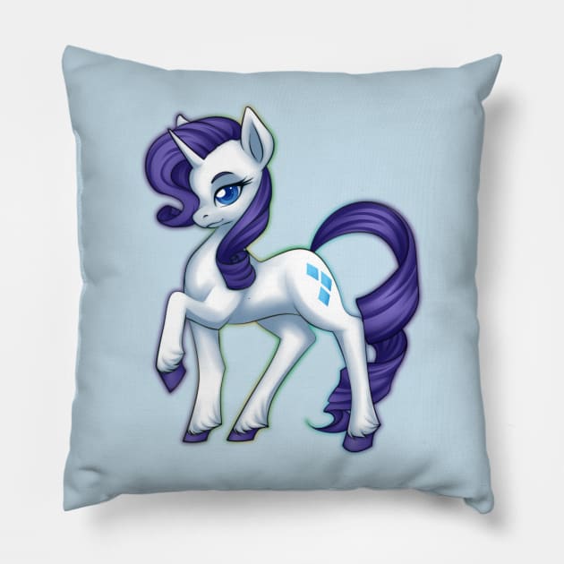 rarity Pillow by Xiki_Muffin