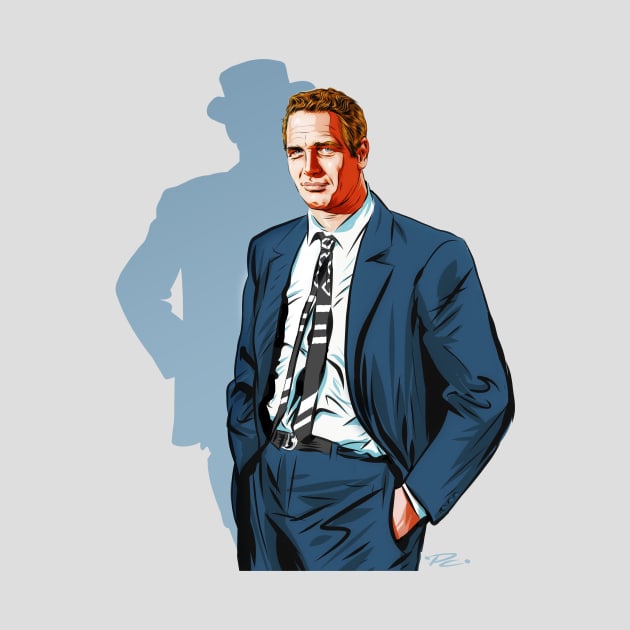 Paul Newman - An illustration by Paul Cemmick by PLAYDIGITAL2020