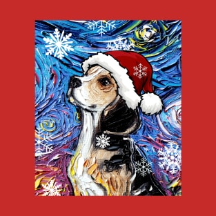 Santa Beagle T-Shirt