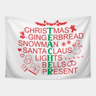 Teacher Christmas Present 2 - Xmas Gift Tapestry