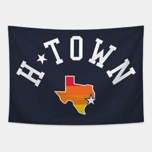 Houston H-Town Baseball Fan Tee: Hit It Out of the Park, Y'all! Tapestry