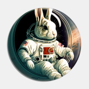 Space Rabbit Pin