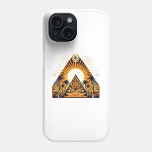 Ancient Egypt Pharaohs, Pyramids,Esoteric Symbolism: Spiritual Icon of Ancient Wisdom Phone Case