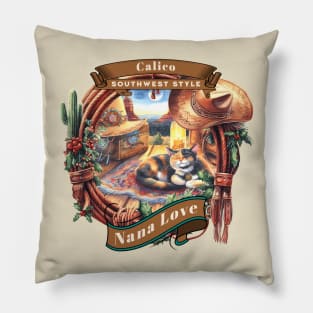 Southwest Sedona Country Cat Nana Love 3BC Pillow