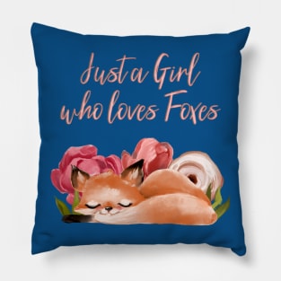 Love Foxes Pillow