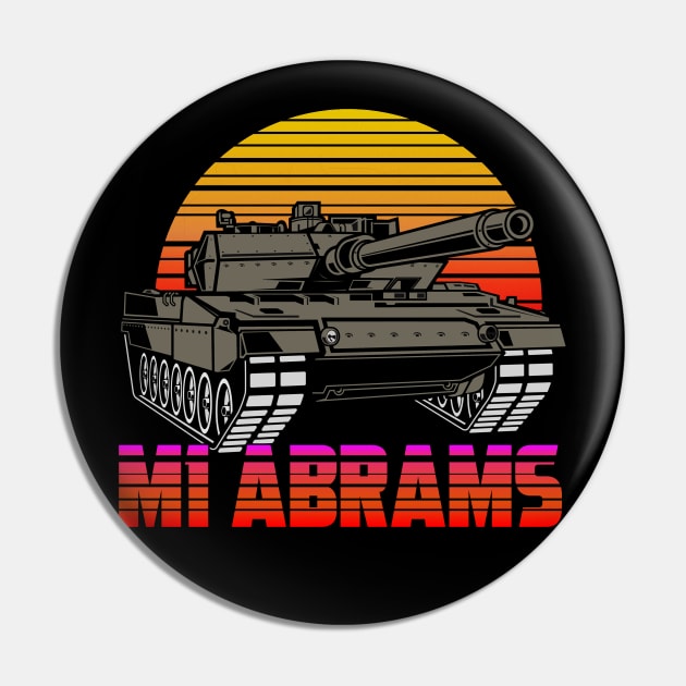 MI ABRAMS RETRO Pin by theanomalius_merch