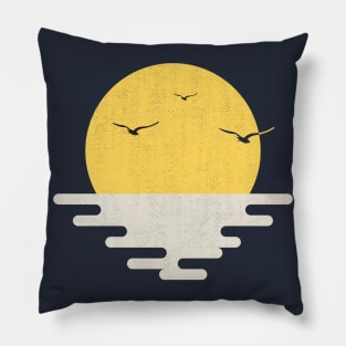 sunset abstract Pillow