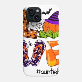 Love Auntie Life Pumpkin Halloween Costume Phone Case