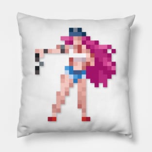 Poison low-res pixelart Pillow