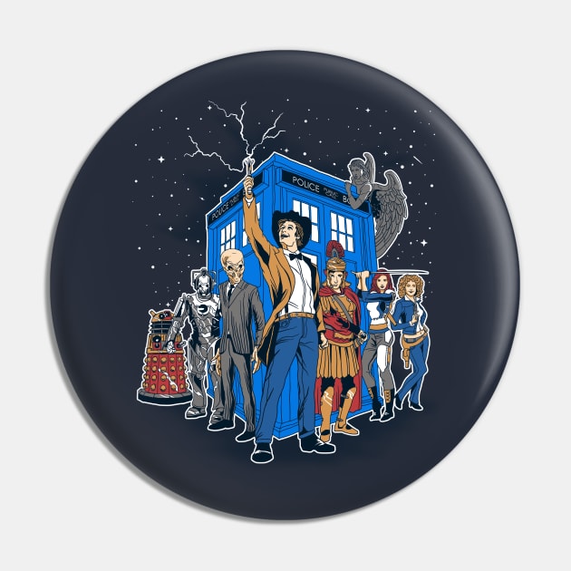 Master of the Whoniverse Pin by zerobriant