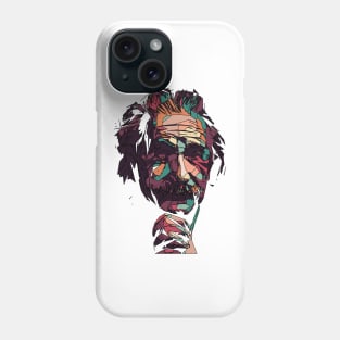 Albert Einstien Abstract Phone Case