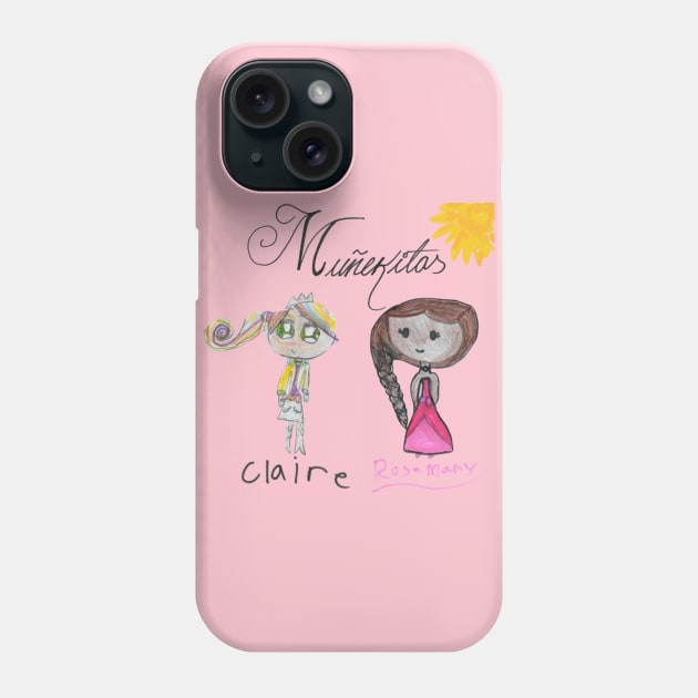 Muñekitas Phone Case by Veronica Morales Designer