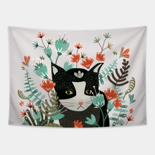 Curious Cat Tapestry