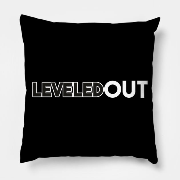 Leveled Out Pillow by Dojaja