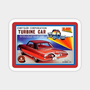 Vintage Jo-Han Turbine Car Box Art Magnet