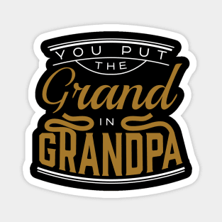 Birthday Gift For Grandpa Magnet