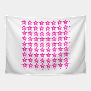 Stars stars pattern pink Tapestry