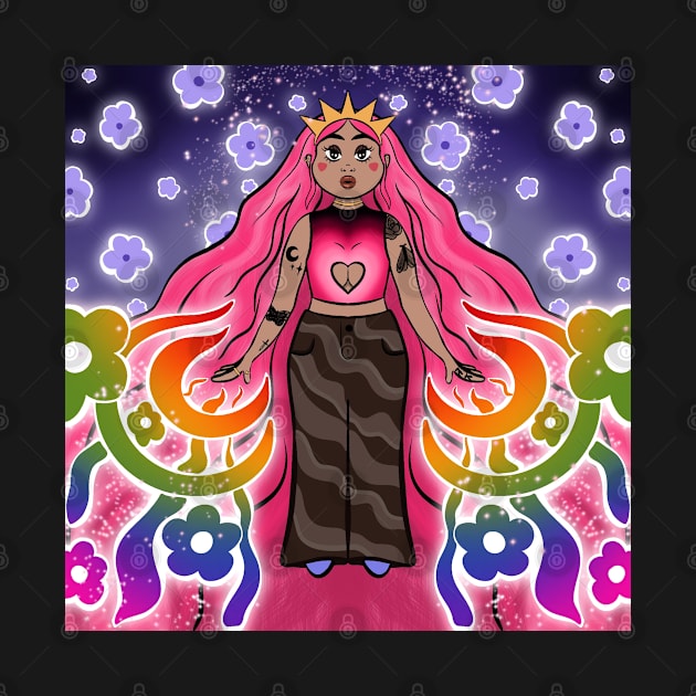 rainbow goddess by hgrasel