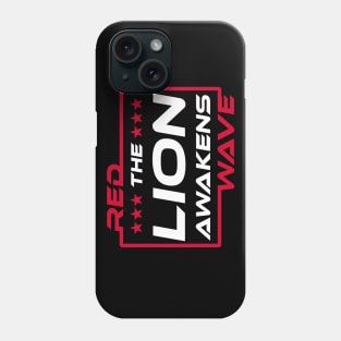 Red Wave Trump Rally T-shirt The Lion Awakens Gift for GOP Phone Case