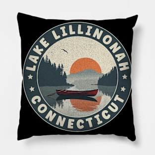 Lake Lillinonah Connecticut Sunset Pillow