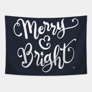 Merry and Bright Christmas Joyfulness Tapestry