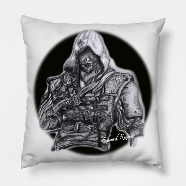 Pirate Assasin Pillow by Kathryn11