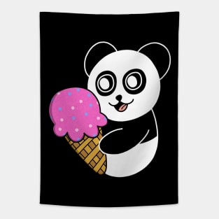 The Panda's Ice Cream Tapestry