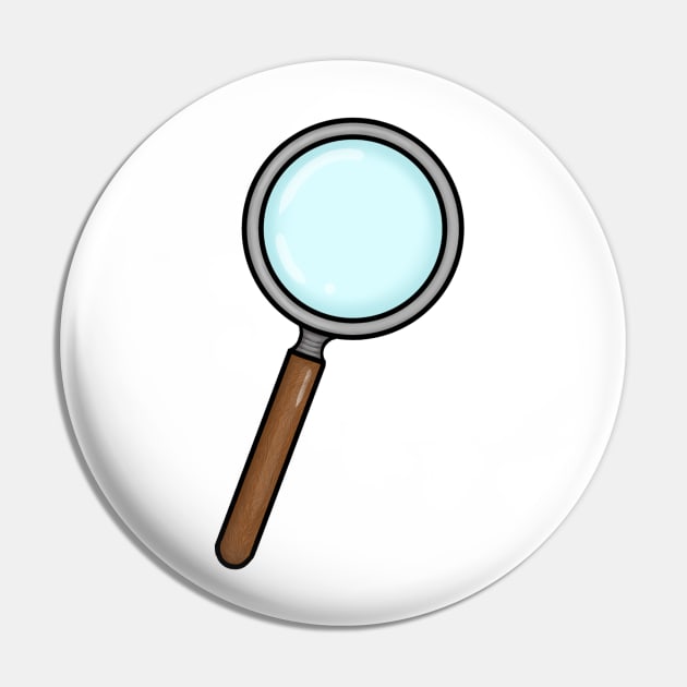 magnifying glass Pin by mouriss