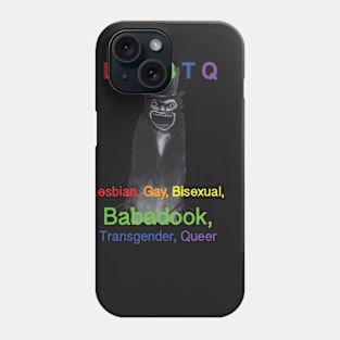 LGBTQ - Babadook Phone Case