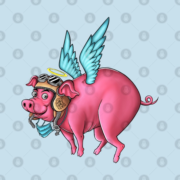 Angel Pig by DMD Art Studio