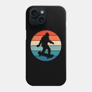 Bigfoot Skateboard Vintage Sasquatch Phone Case