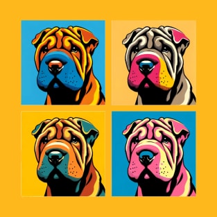 Chinese Shar-Pei Pop Art - Dog Lovers T-Shirt