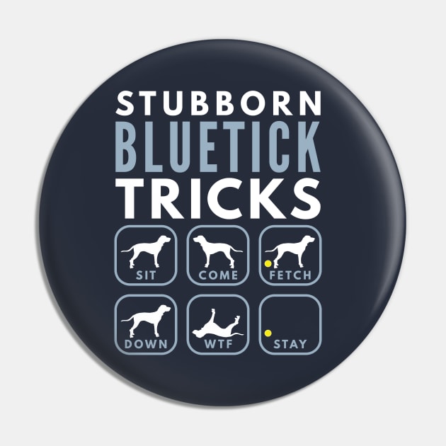 Stubborn Coonhound Tricks - Dog Training Pin by DoggyStyles