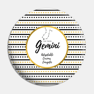 Zodiac Constellation | Gemini Pin