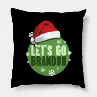 lets go brandon - santa brandon Pillow