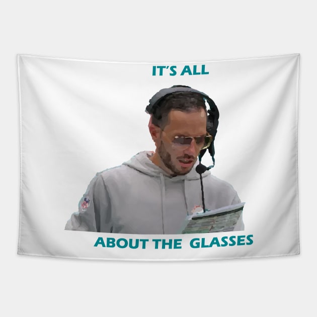 Its all about the glasses Fins up T Shirt Tapestry by Mr.Guru 305 