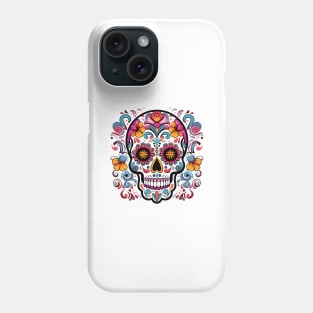 Day of the Dead Sugar Skull 2 Phone Case