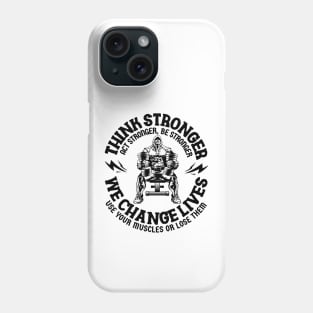 Stylish and cool gym logo and fitness logo Phone Case