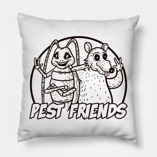 Pest Friends (Lineal) Pillow